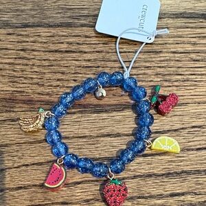 Crewcuts glitter fruit bracelet